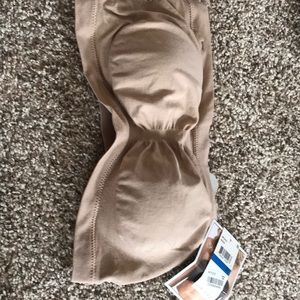 Strapless baneau bra